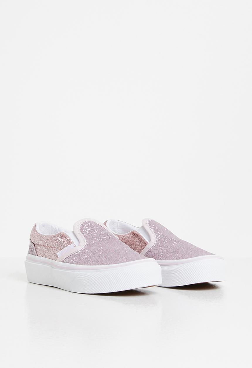 Vans - Uy classic slip-on - (2-tone glitter) orchid ice/powder pink