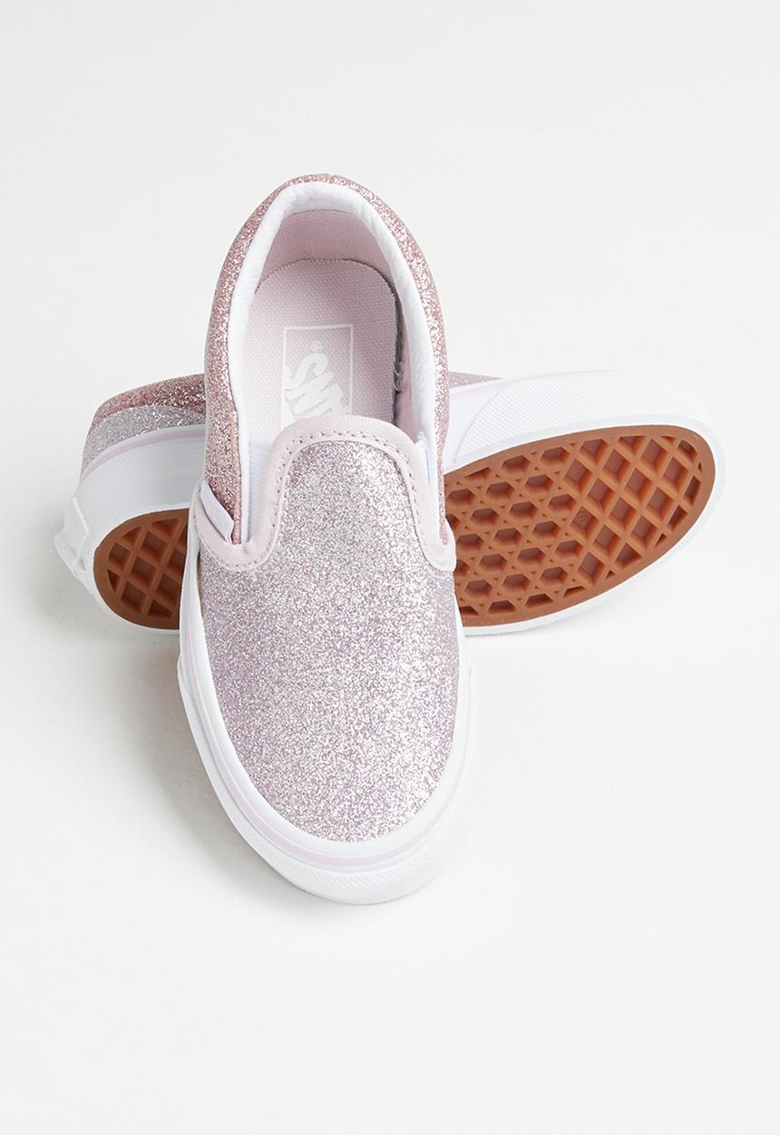 Vans - Uy classic slip-on - (2-tone glitter) orchid ice/powder pink