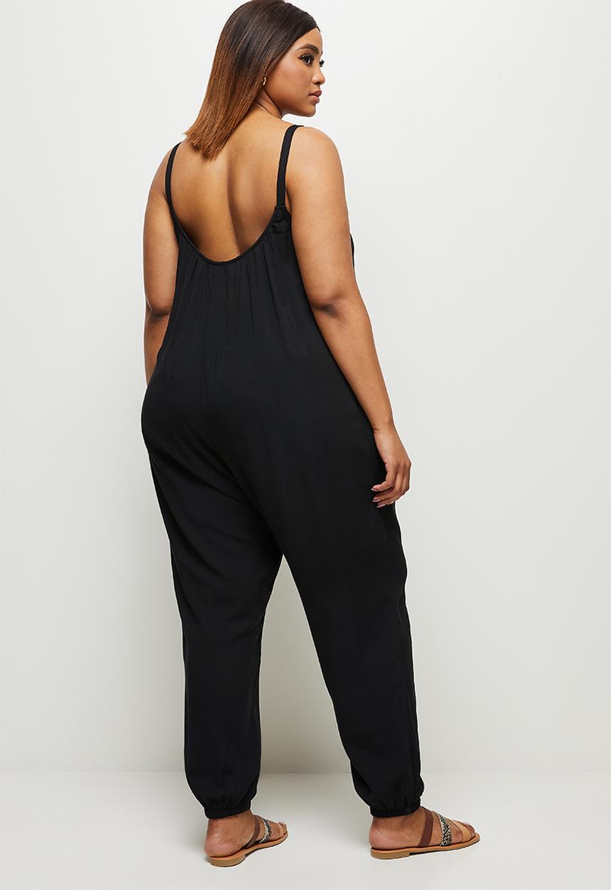 edit Plus - Easy fitting jumpsuit - black