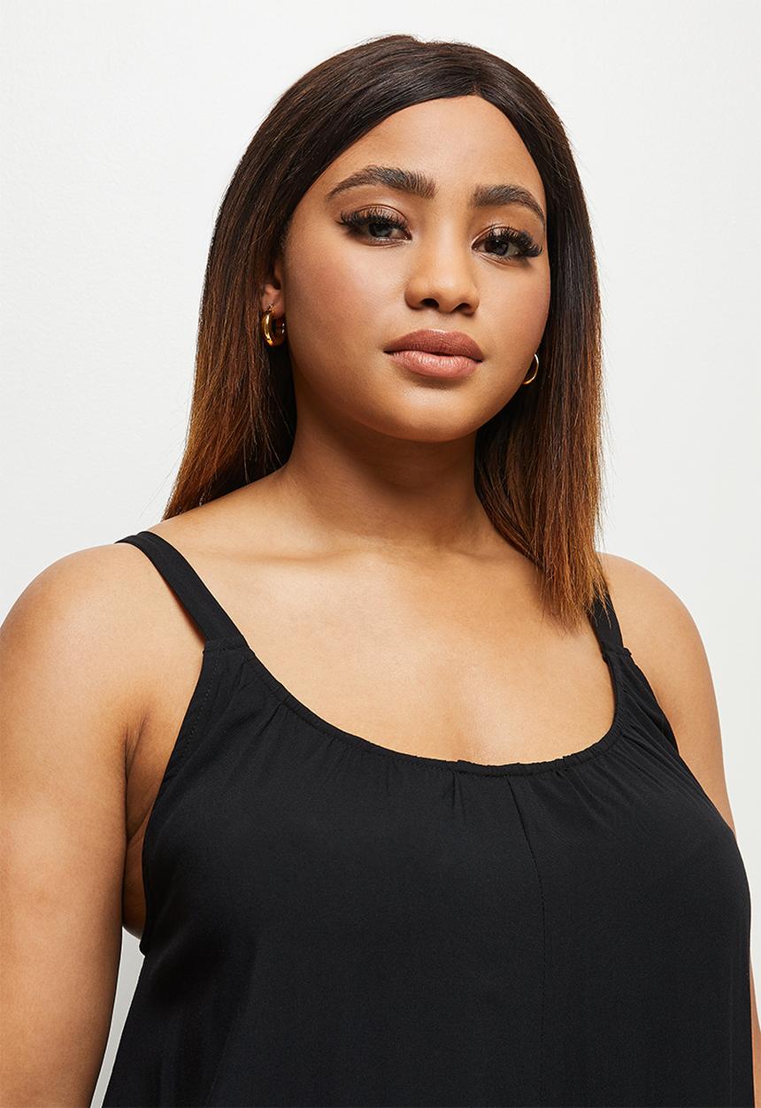 edit Plus - Easy fitting jumpsuit - black