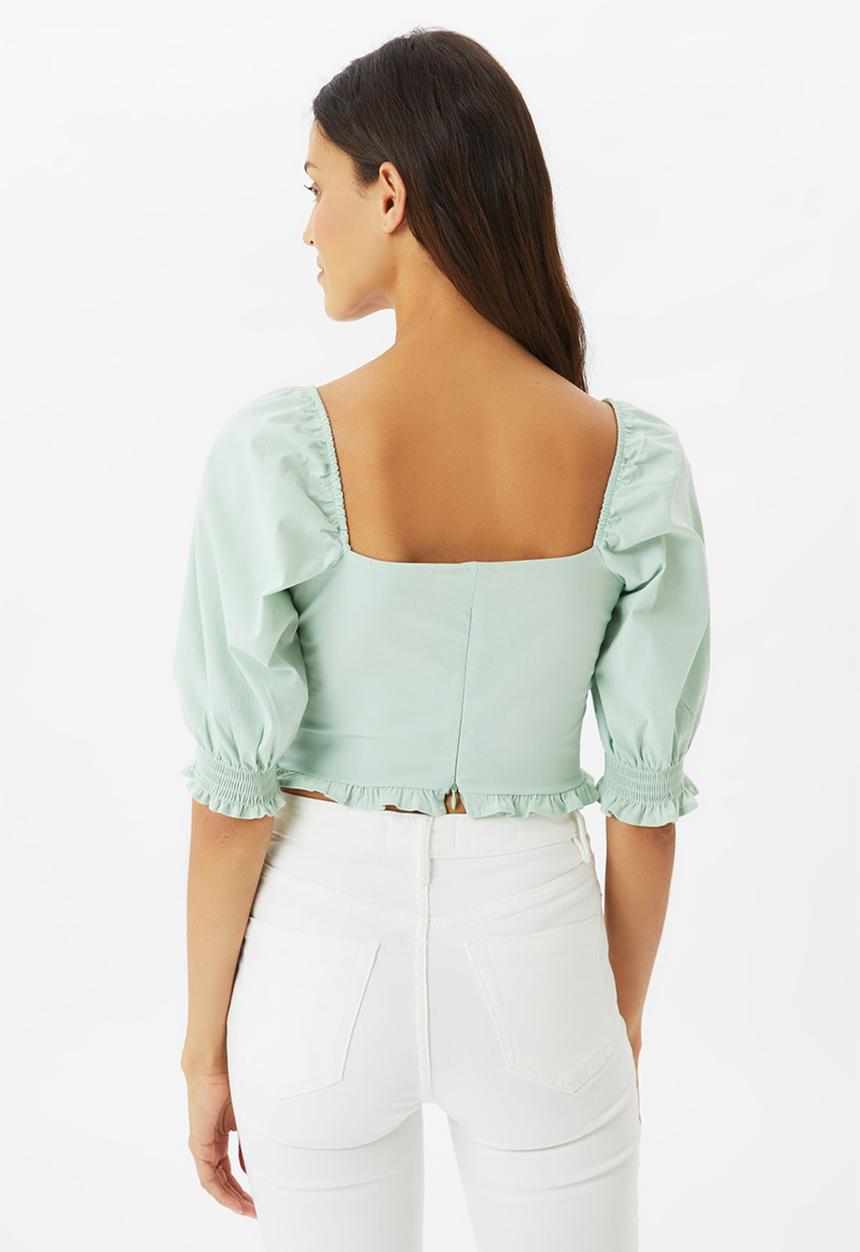 Trendyol - Ruffle detailed blouse - mint