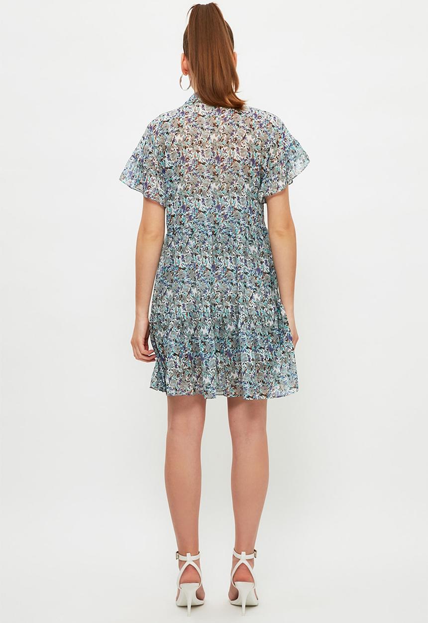 Trendyol - Button detailed dress - green