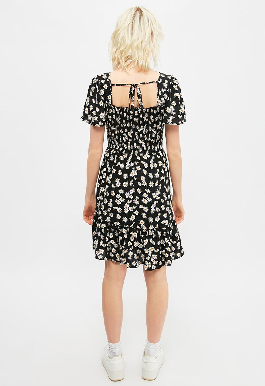 Trendyol - Gipe detailed dress - black
