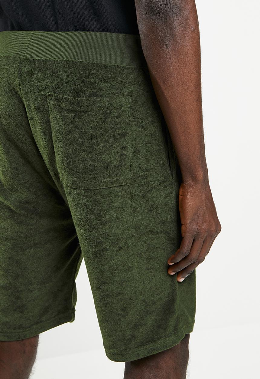Brave Soul - Chatswor drawcord essential shorts - khaki