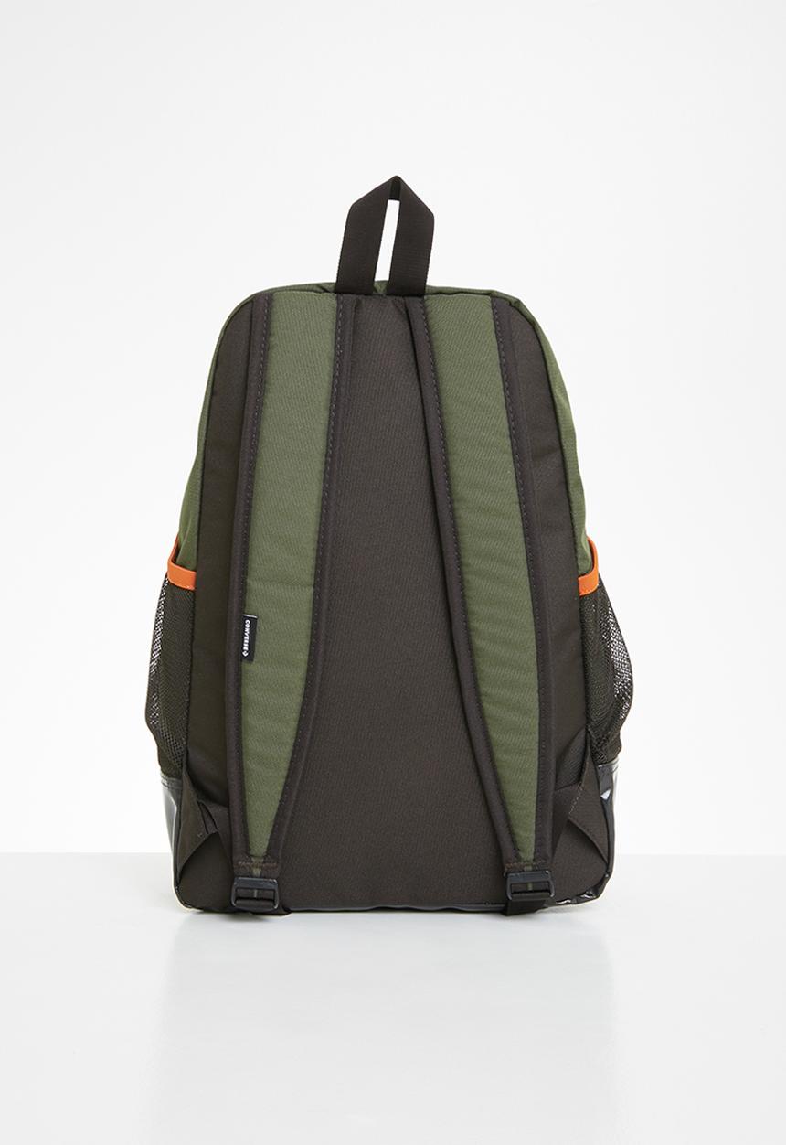 Converse - Speed 2 backpack - cargo khaki/velvet brown/fire