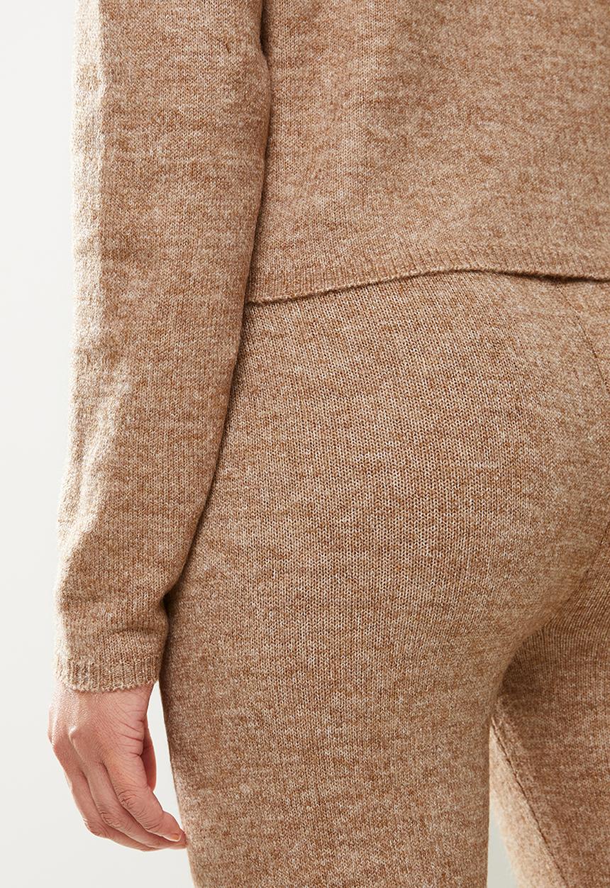 Cotton On - Maternity friendly recycled crop match back cardi - cocoa bean marle
