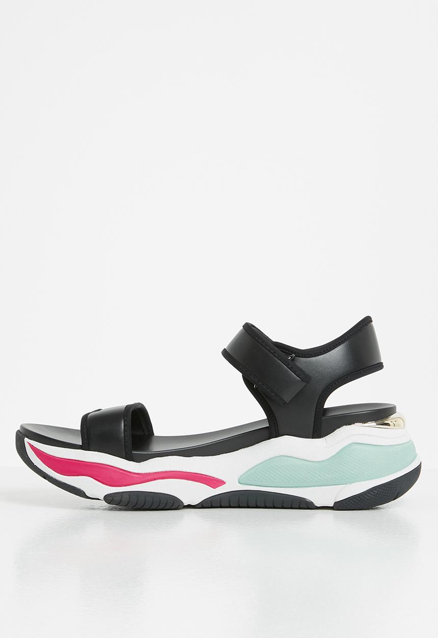 ALDO - Adweaven flatform sandal - black