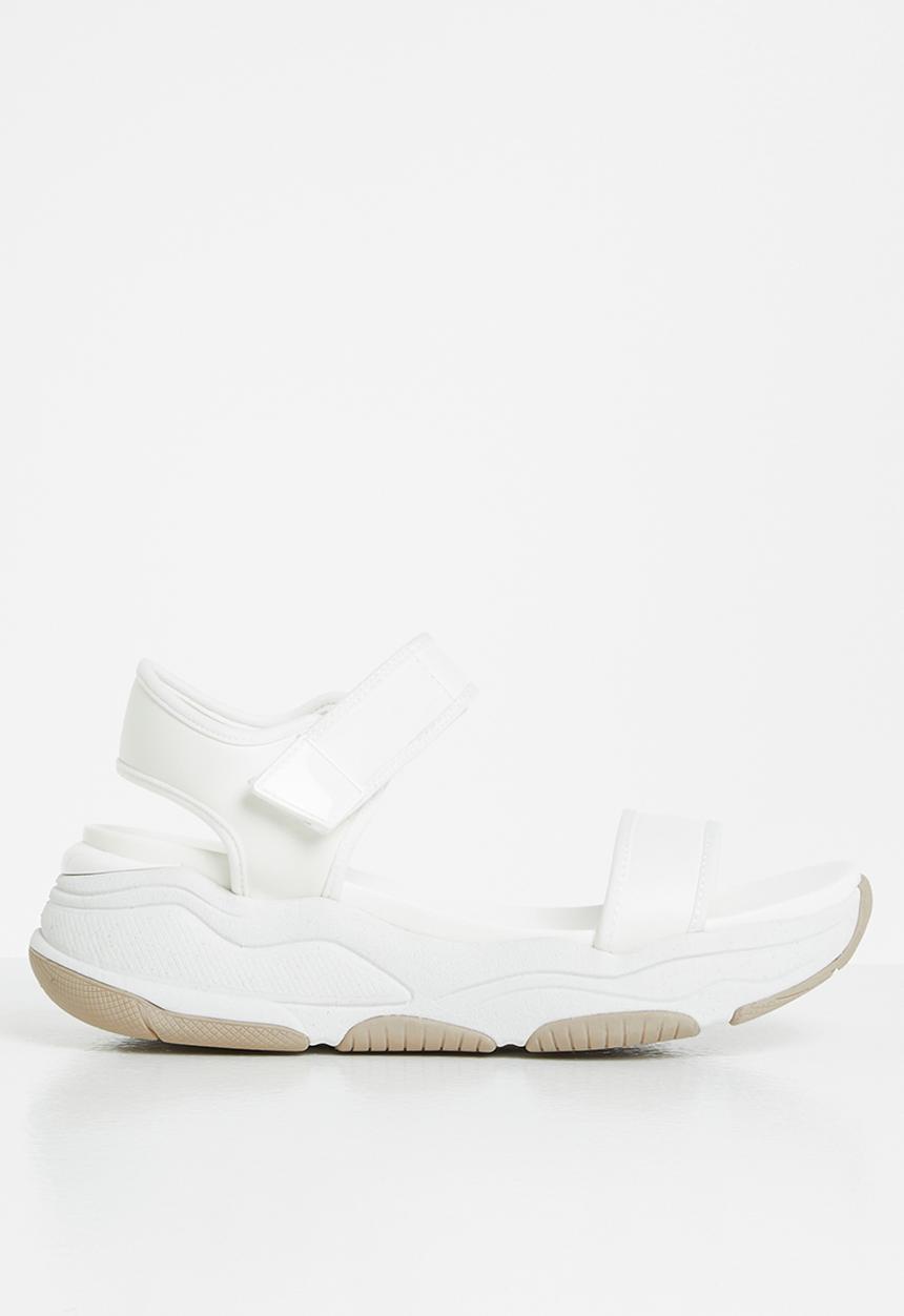 ALDO - Adweaven flatform sandal - white