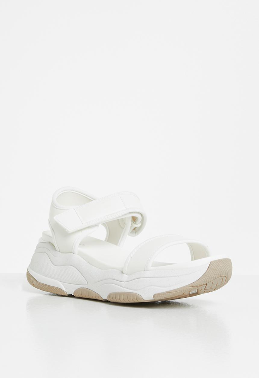 ALDO - Adweaven flatform sandal - white