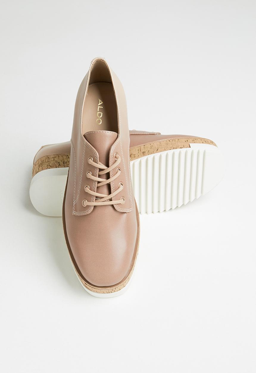 ALDO - Weralia0 flatform brogue - bone
