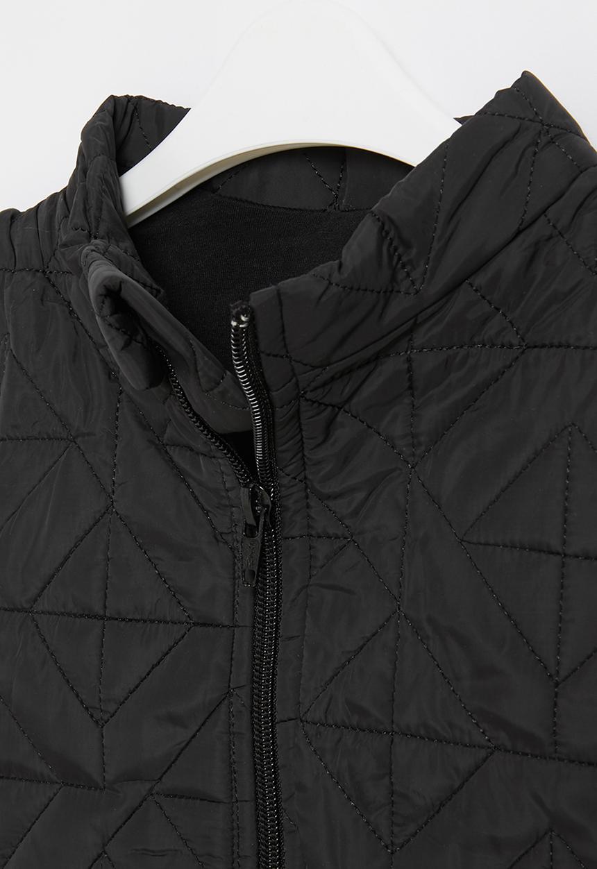 Pop Candy - Baby boys sleeveless puffer jacket - black