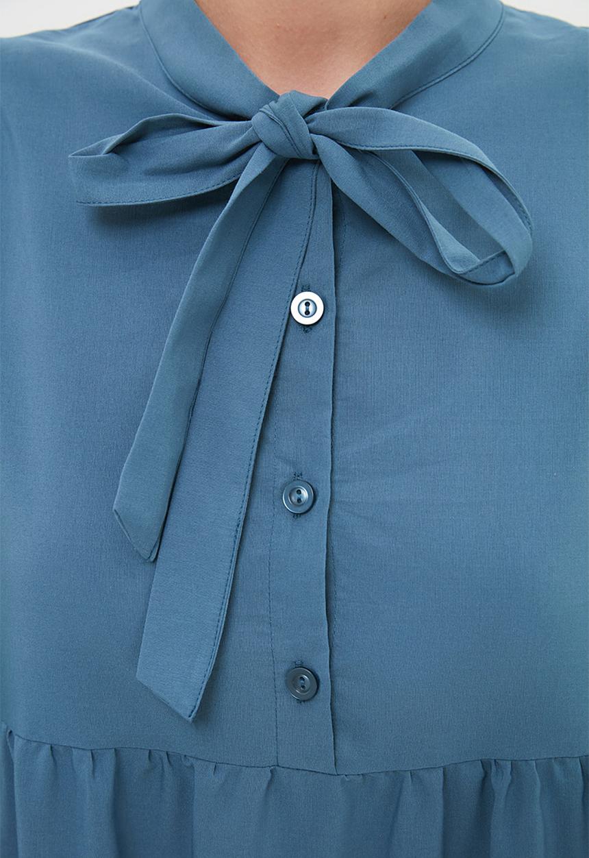 Trendyol - Rope detailed dress - blue