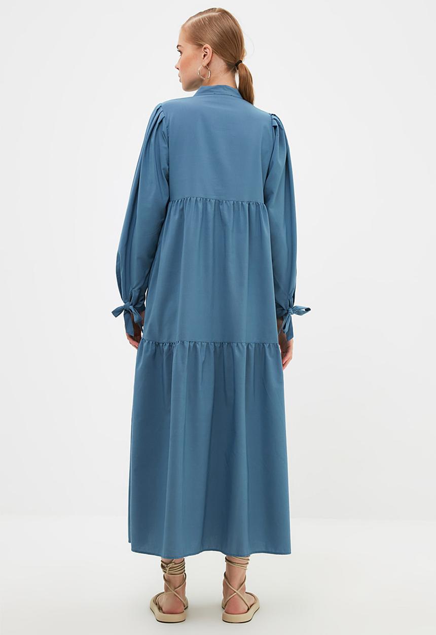 Trendyol - Rope detailed dress - blue