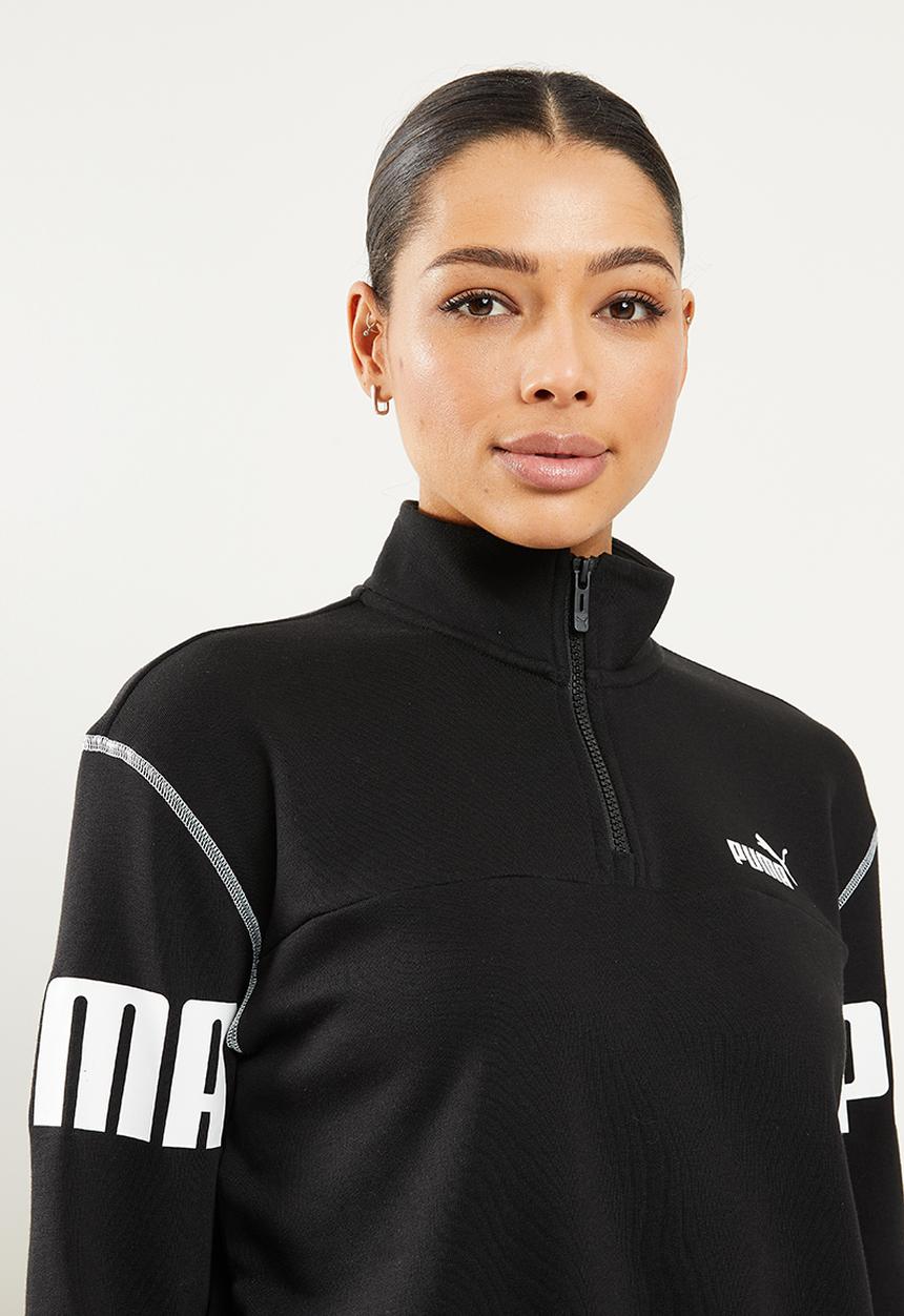 PUMA - Puma power half-zip crew tr - puma black