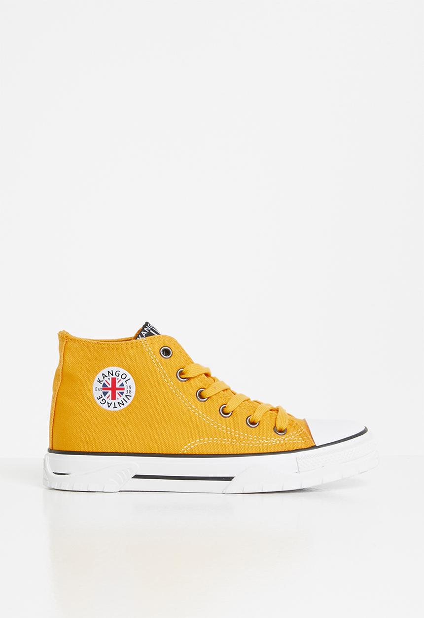 KANGOL - High top lace up - mustard