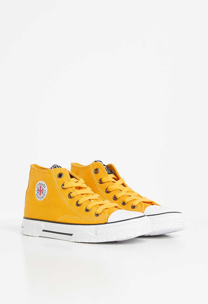 KANGOL - High top lace up - mustard