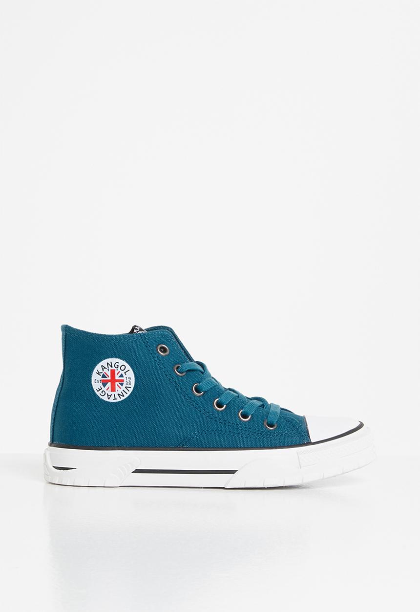 KANGOL - High top lace up - denim blue