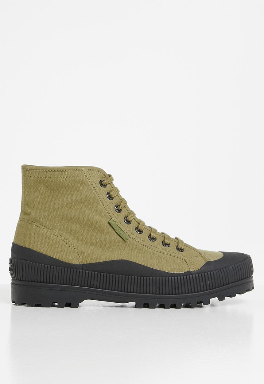 SUPERGA - 2955 alpina wave alpina wave foxing boot - adu green tortora black