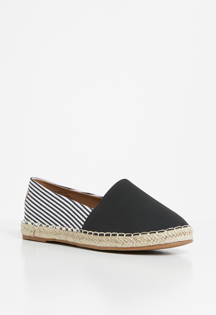 Viabeach - Espa3 espadrille - black & white 