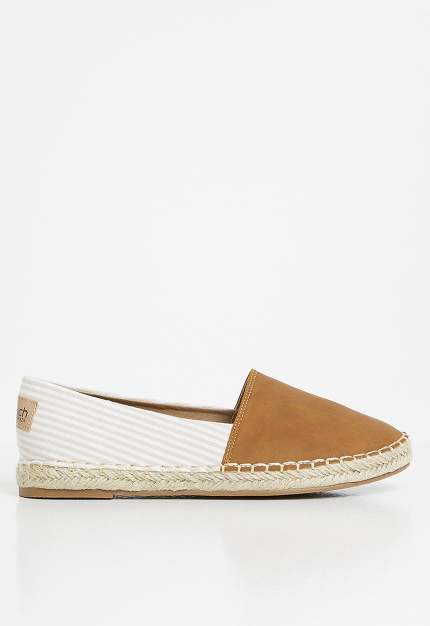 Viabeach - Espa3 espadrille - tan & white