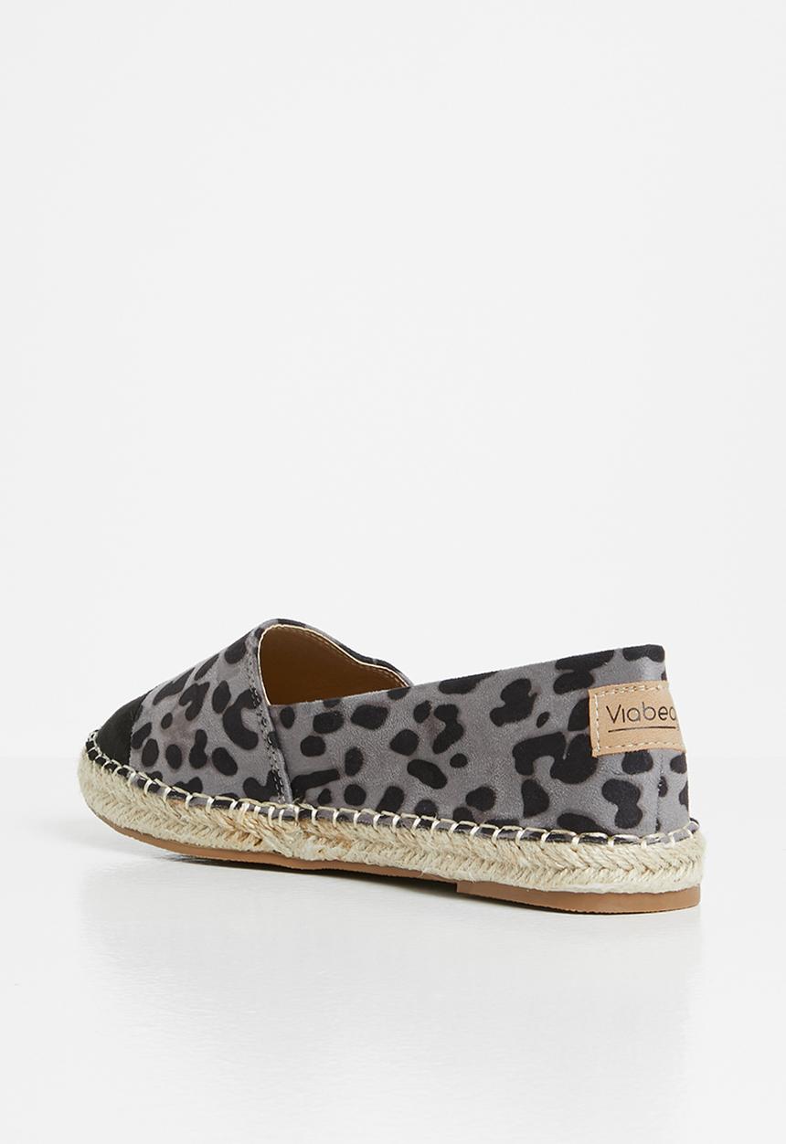 Viabeach - Espa7 espadrille - grey & black