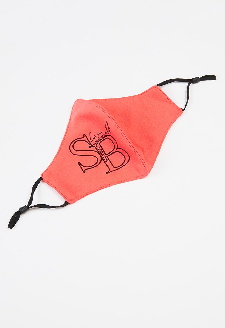 SISSY BOY - Bare necessities face mask - coral