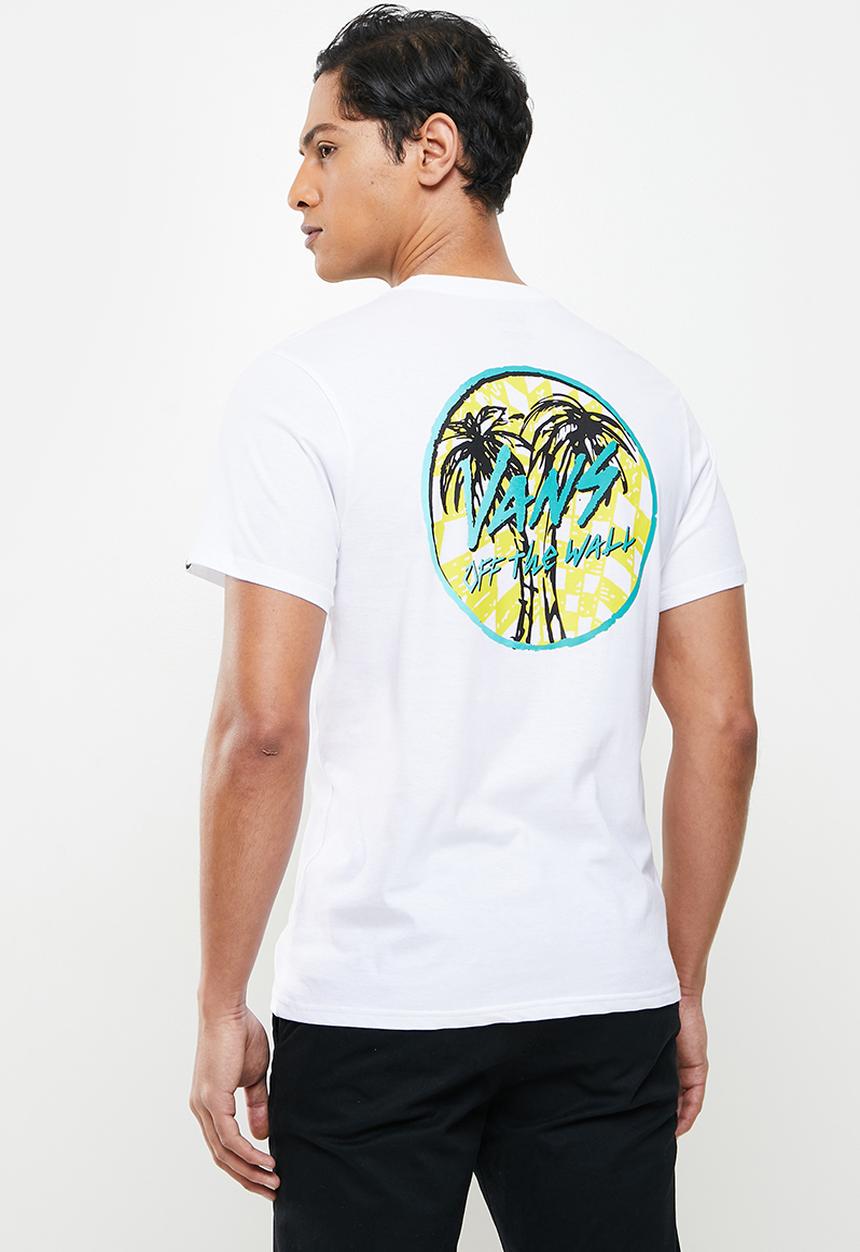 Vans - Sketched palms short sleeve - white
