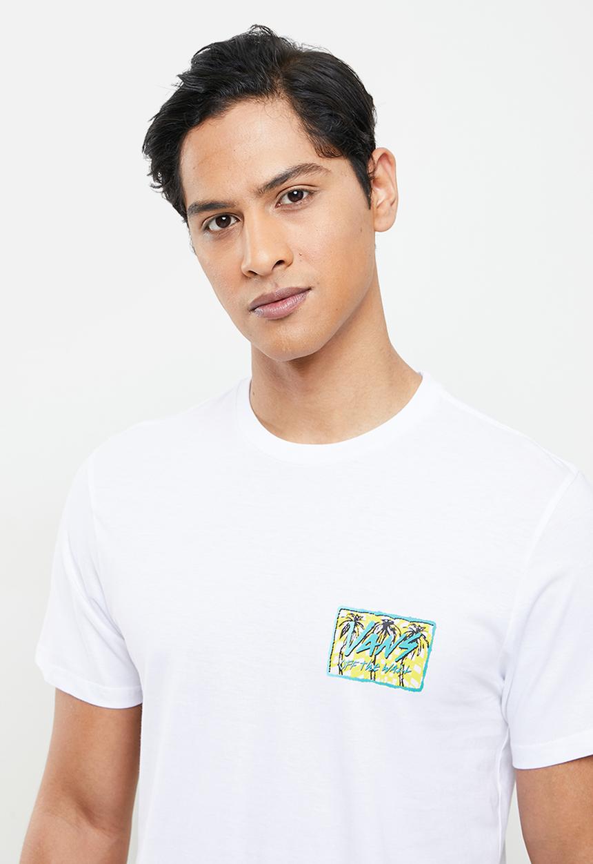 Vans - Sketched palms short sleeve - white