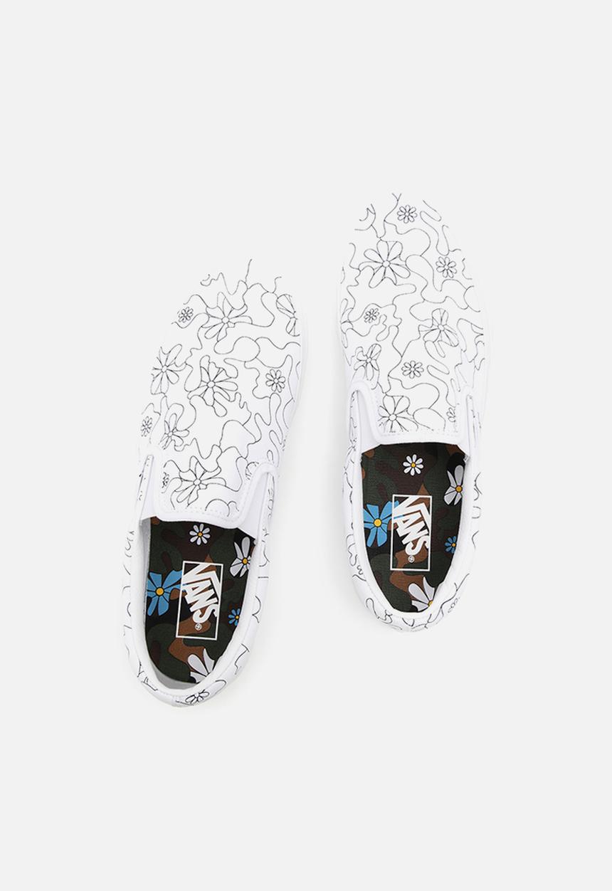 Vans - Classic slip-on - (u-paint) camo daisy