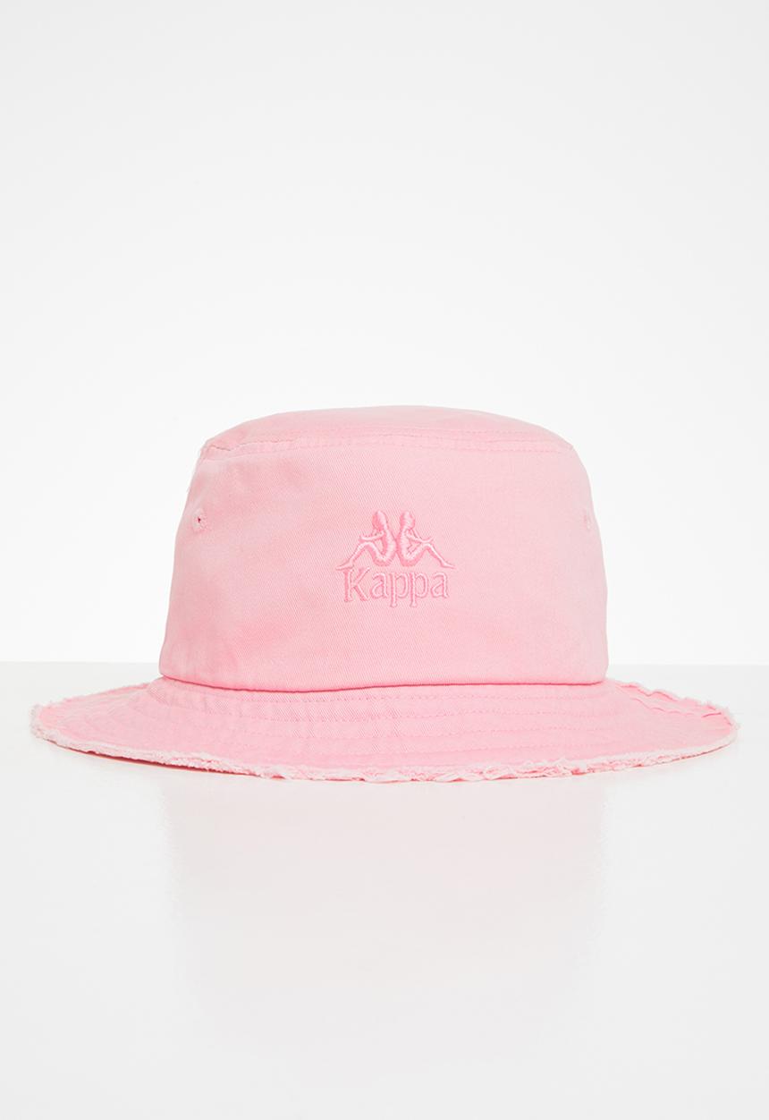 KAPPA - Leo distressed bucket hat - pink