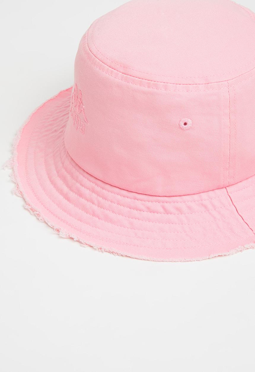 KAPPA - Leo distressed bucket hat - pink