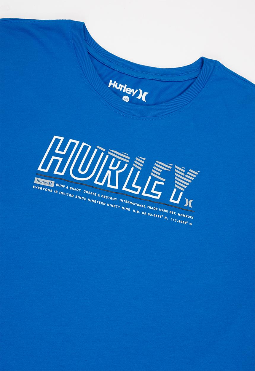 Hurley - Df onshore short sleeve tee - mid blue