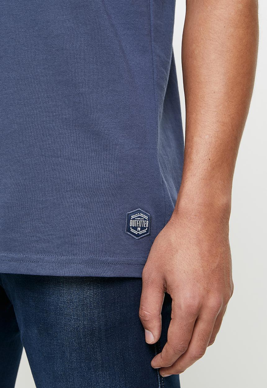 Superdry. - Heritage mountain relax tee - atlantic navy