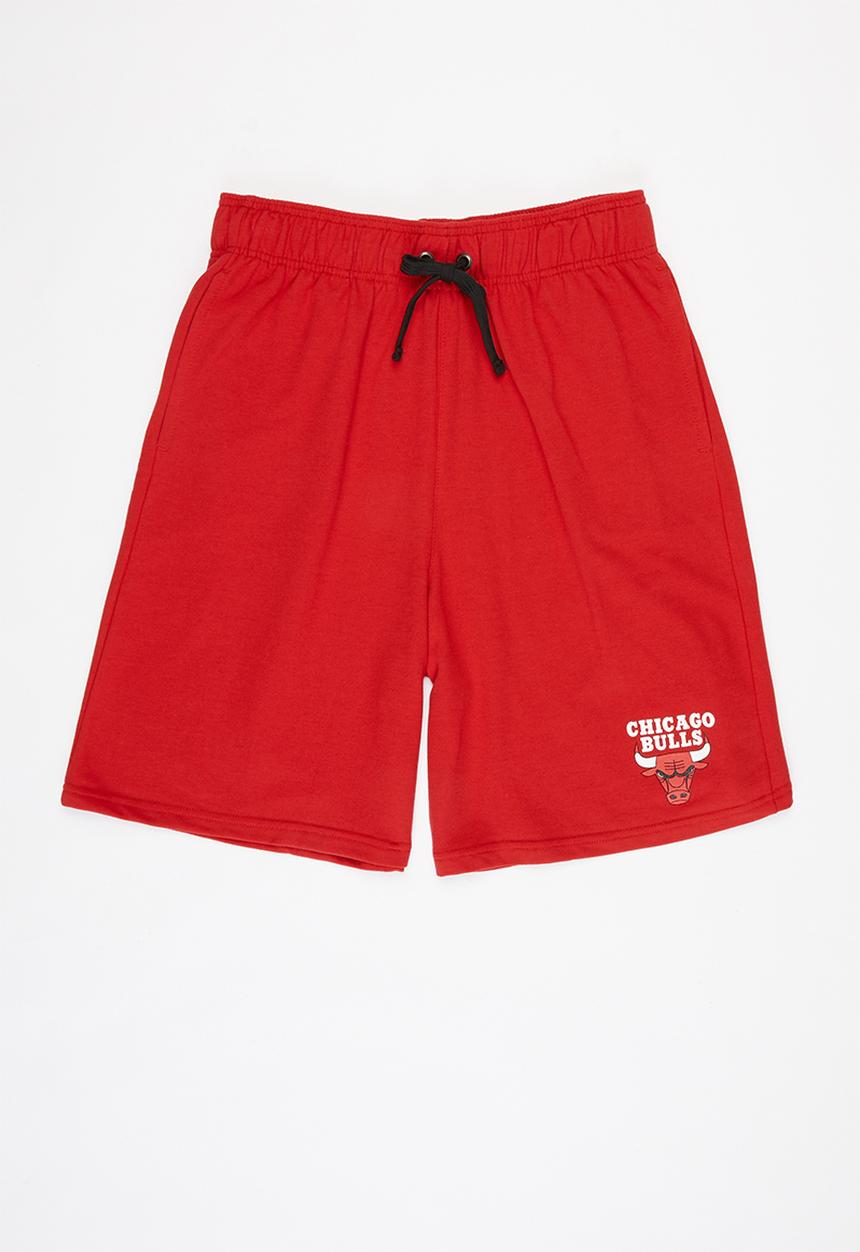 NBA - Bull basketball retro shorts - red