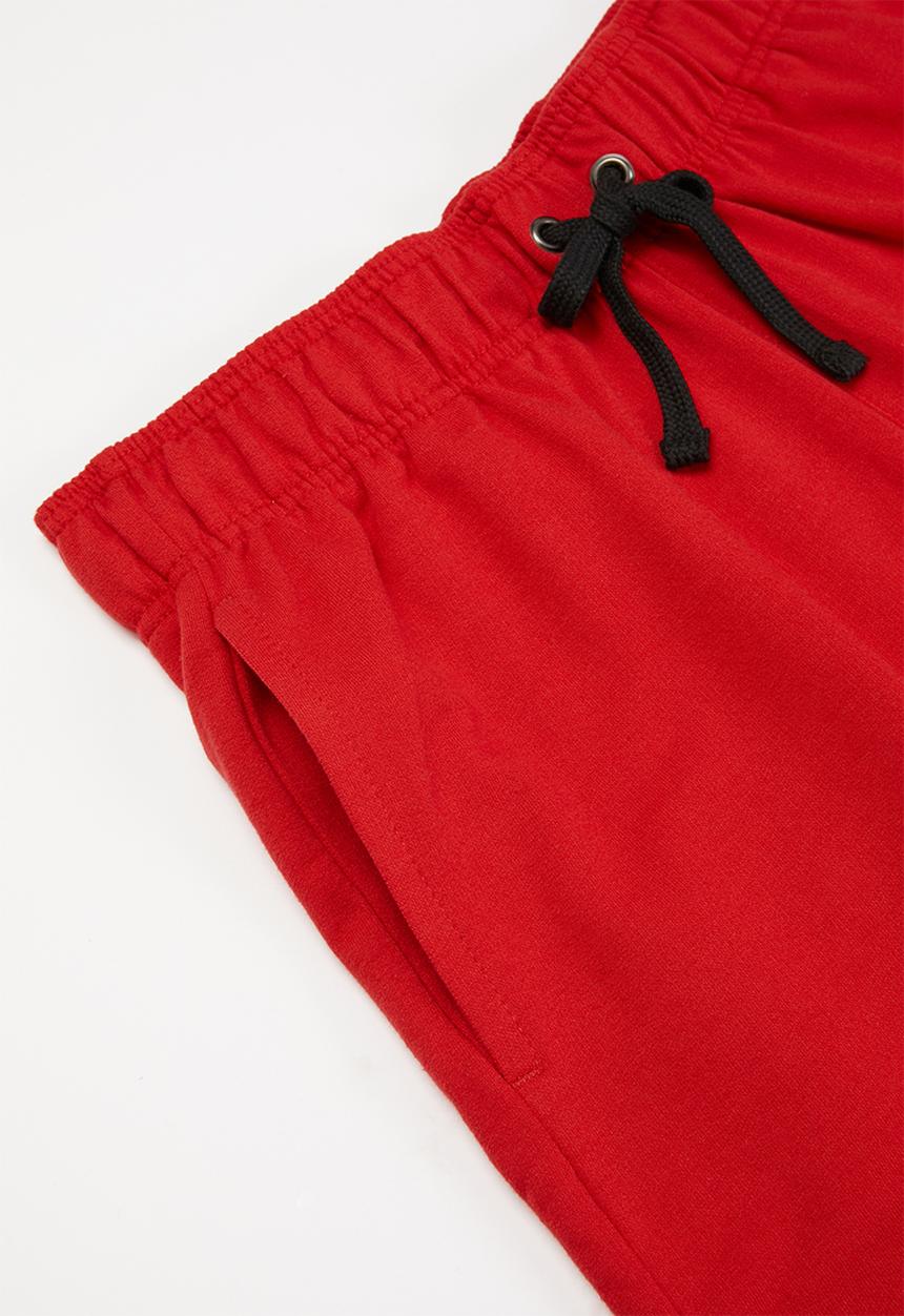 NBA - Bull basketball retro shorts - red