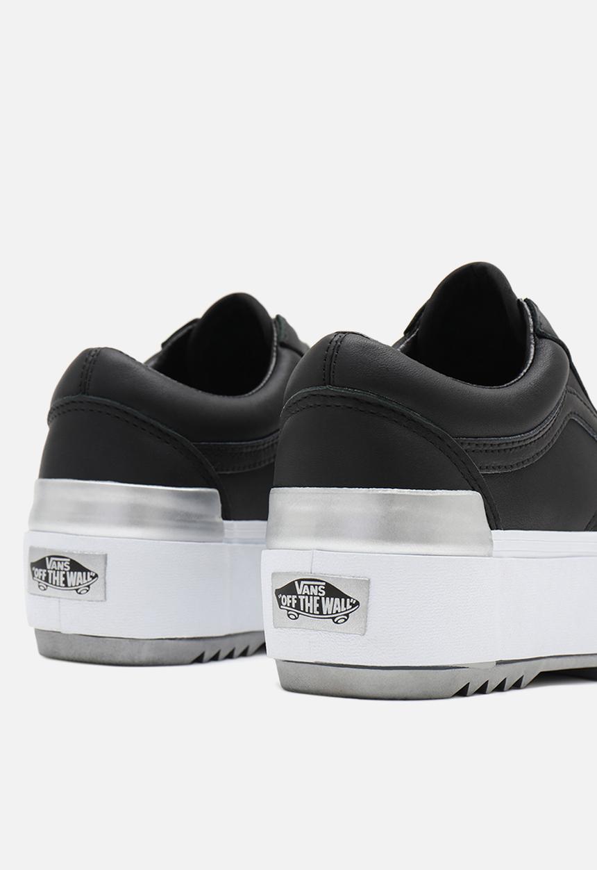 Vans - Old skool stacked - (shiny) black/true white