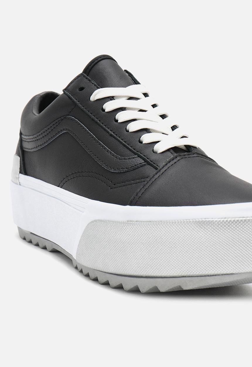 Vans - Old skool stacked - (shiny) black/true white