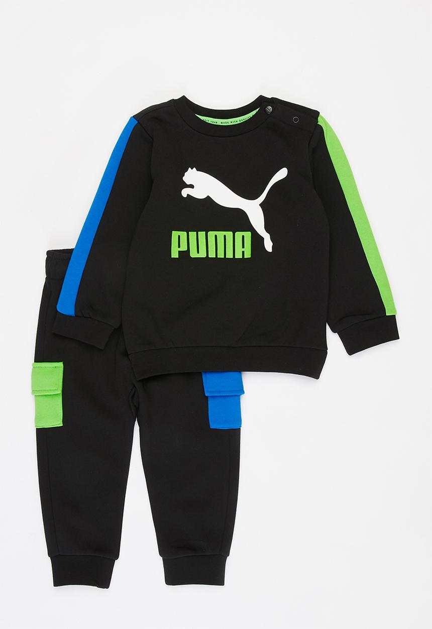 PUMA - Minicats clsx crew jogger fl - black