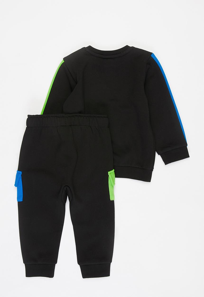 PUMA - Minicats clsx crew jogger fl - black