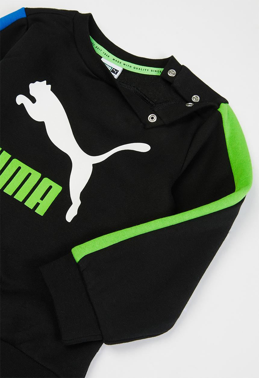 PUMA - Minicats clsx crew jogger fl - black