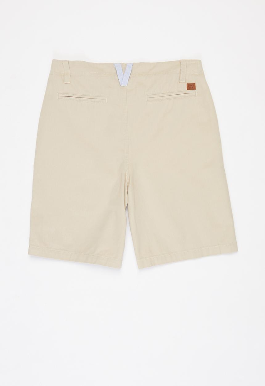 POLO - Boys Andrew chino short - stone
