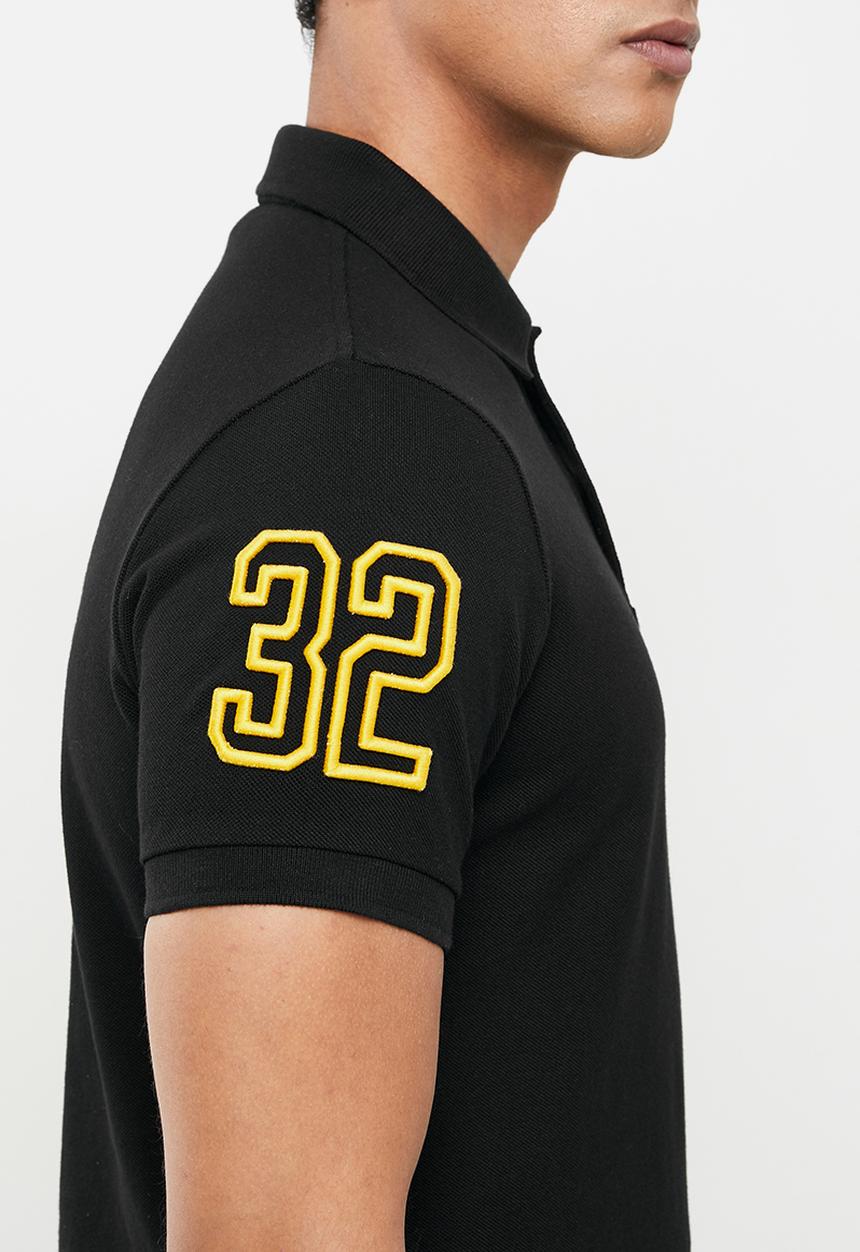 Superdry. - Classic superstate polo - black