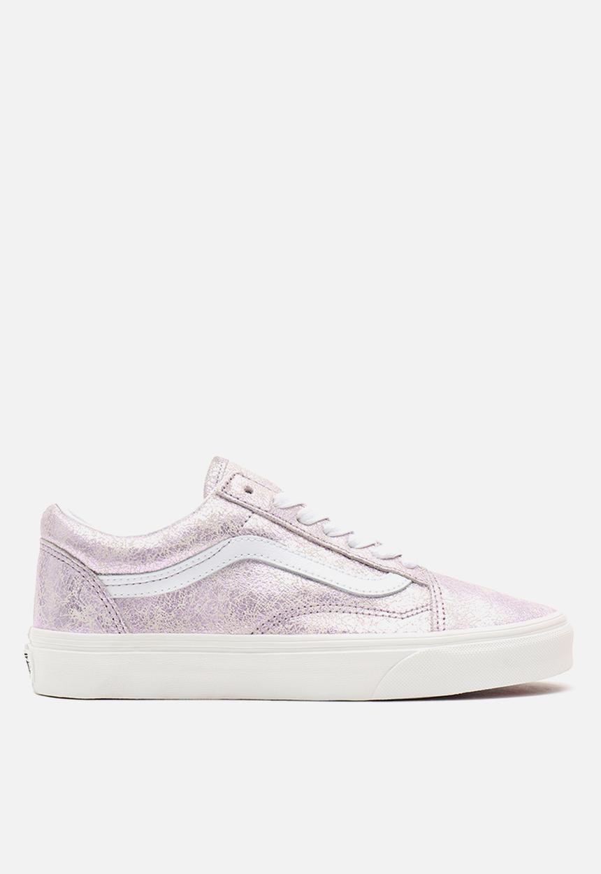 Vans - Old skool - (cracked leather) rose gold/blanc de blanc