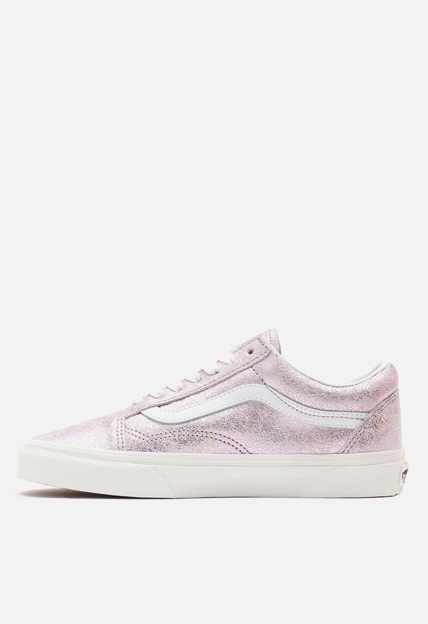 Vans - Old skool - (cracked leather) rose gold/blanc de blanc