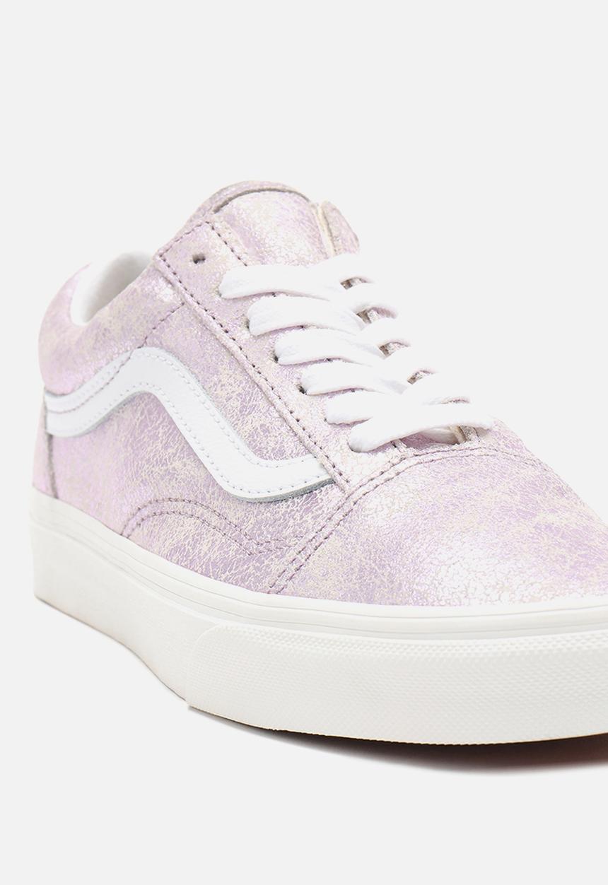Vans - Old skool - (cracked leather) rose gold/blanc de blanc
