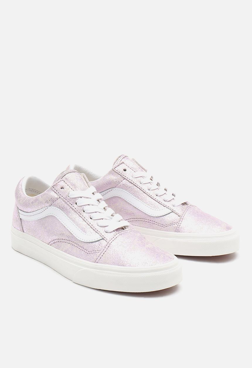 Vans - Old skool - (cracked leather) rose gold/blanc de blanc