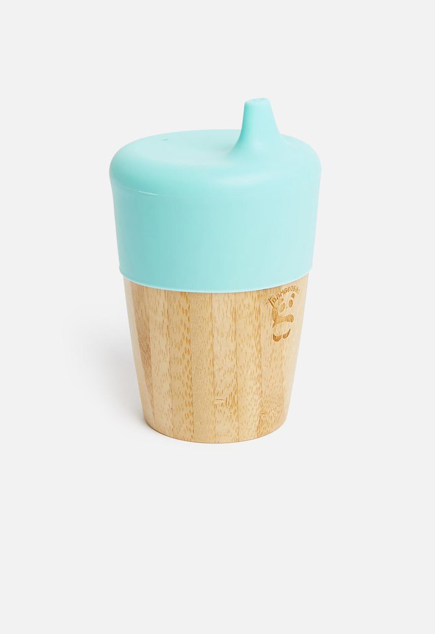 Nicolson Russell - Bamboo cup with silicone drinking lid - blue