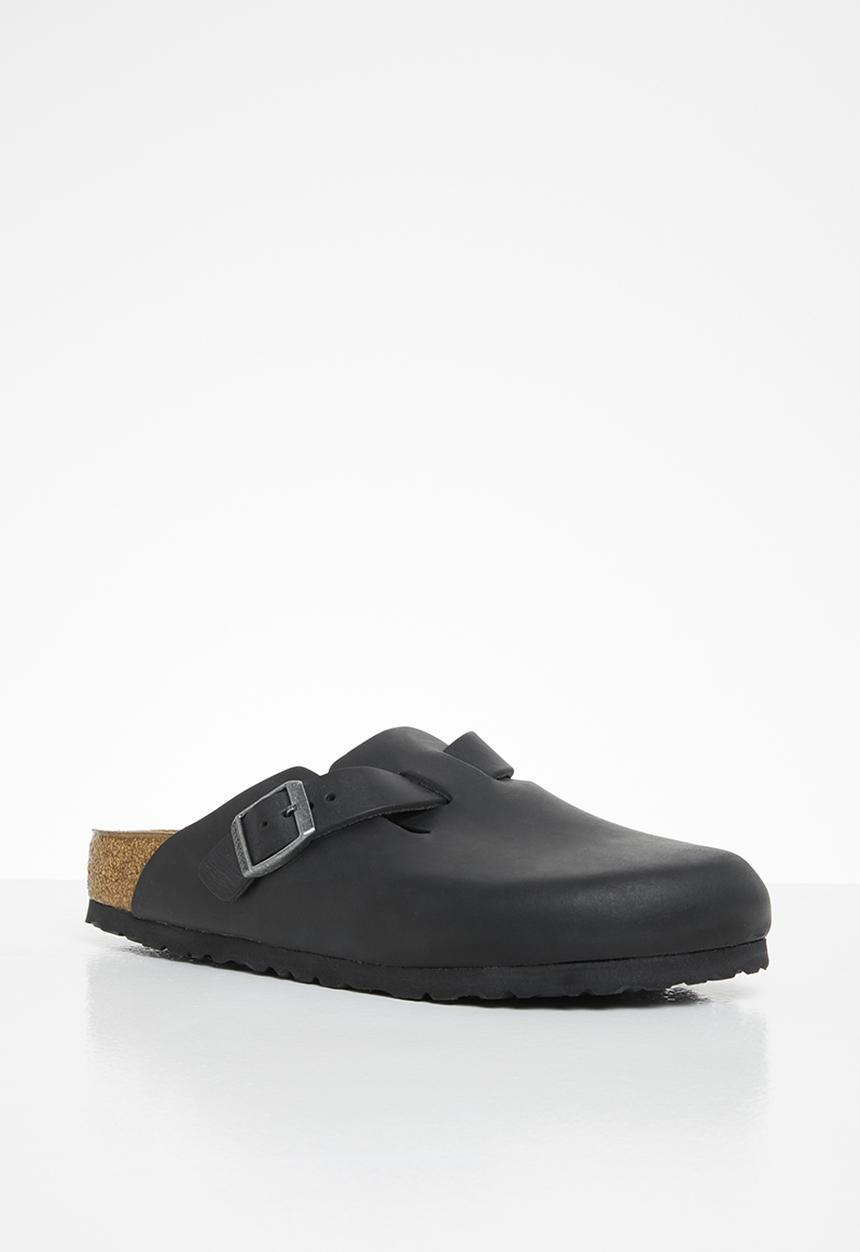Birkenstock - Boston oiled leather narrow - black