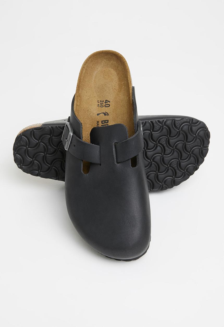 Birkenstock - Boston oiled leather narrow - black