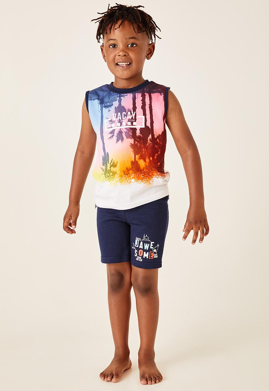 Flyersunion - Vacay muscle tee - white